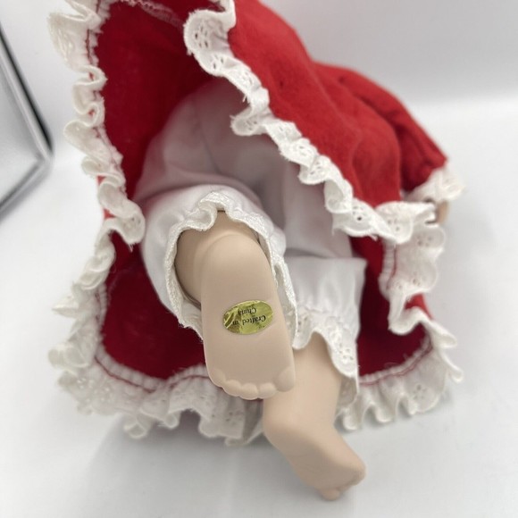 The Danbury Mint Porcelain Doll Waiting for Santa by Elaine Campbell Perfect! - Picture 14 of 16